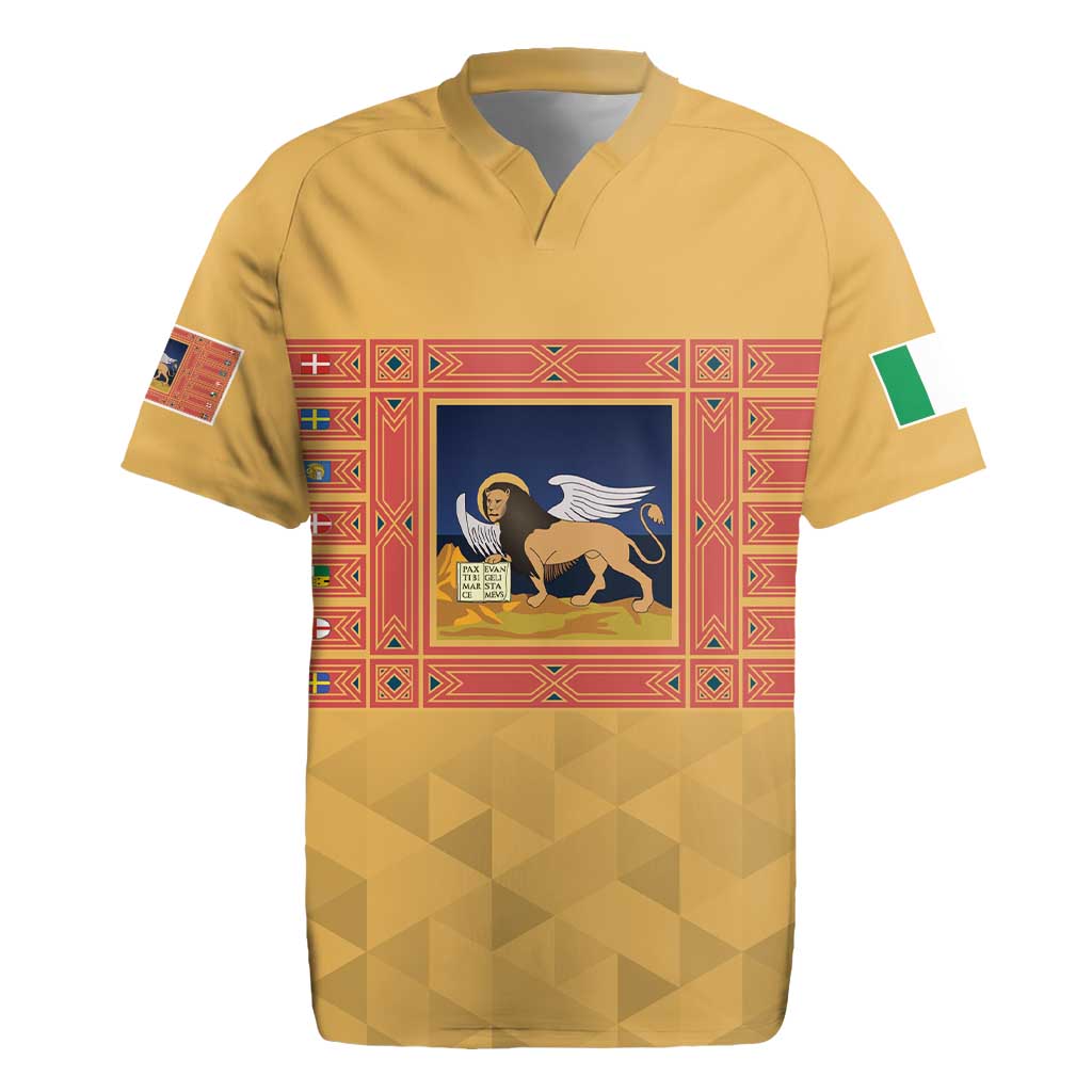 Personalized Italy Veneto Rugby Jersey Inspiration Flags Style