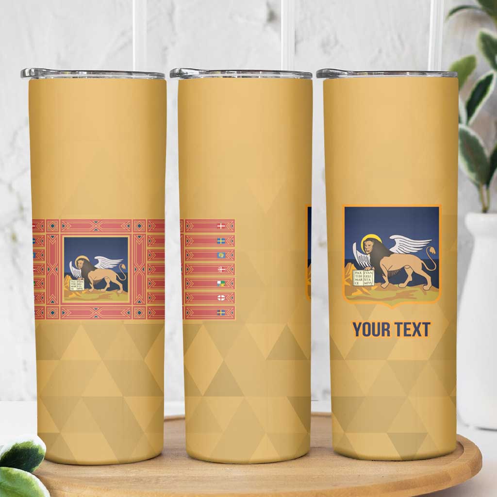 Personalized Italy Veneto Skinny Tumbler Inspiration Flags Style