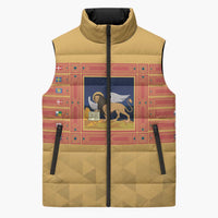 Personalized Italy Veneto Sleeveless Puffer Jacket Inspiration Flags Style - Wonder Print Shop