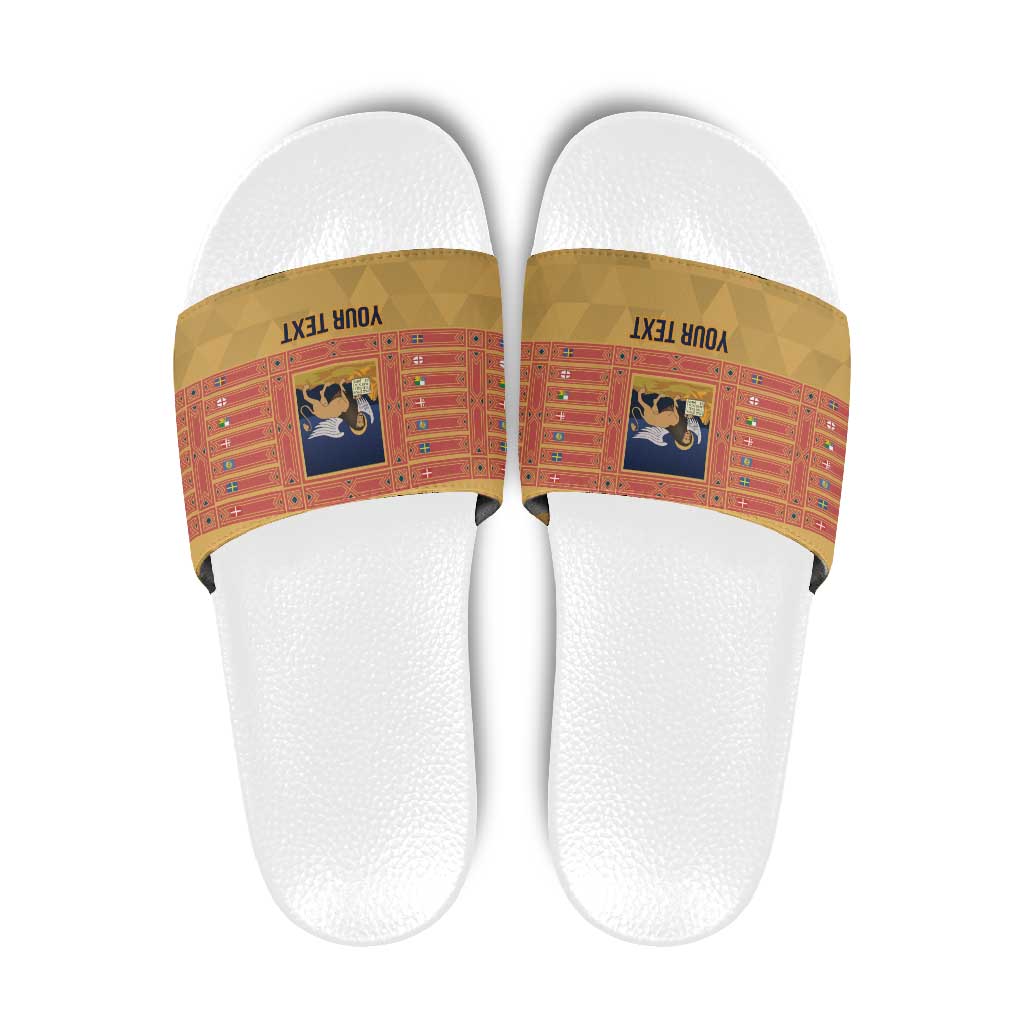 Personalized Italy Veneto Slide Sandals Inspiration Flags Style - Wonder Print Shop