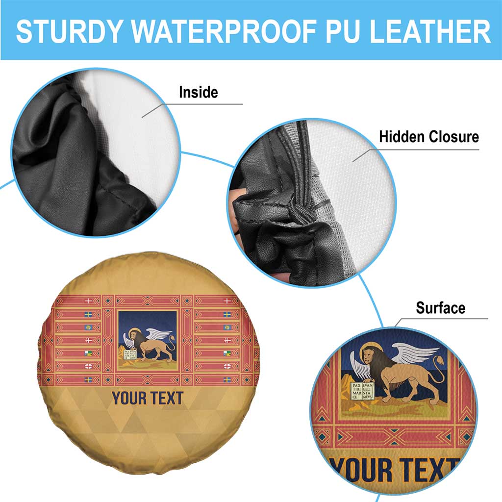 Personalized Italy Veneto Spare Tire Cover Inspiration Flags Style