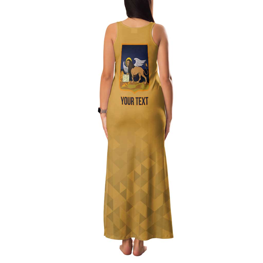 Personalized Italy Veneto Tank Maxi Dress Inspiration Flags Style
