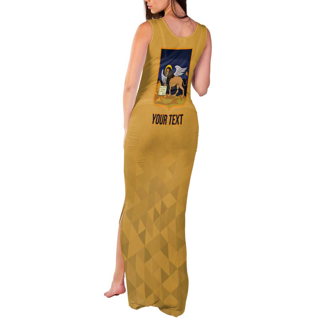 Personalized Italy Veneto Tank Maxi Dress Inspiration Flags Style