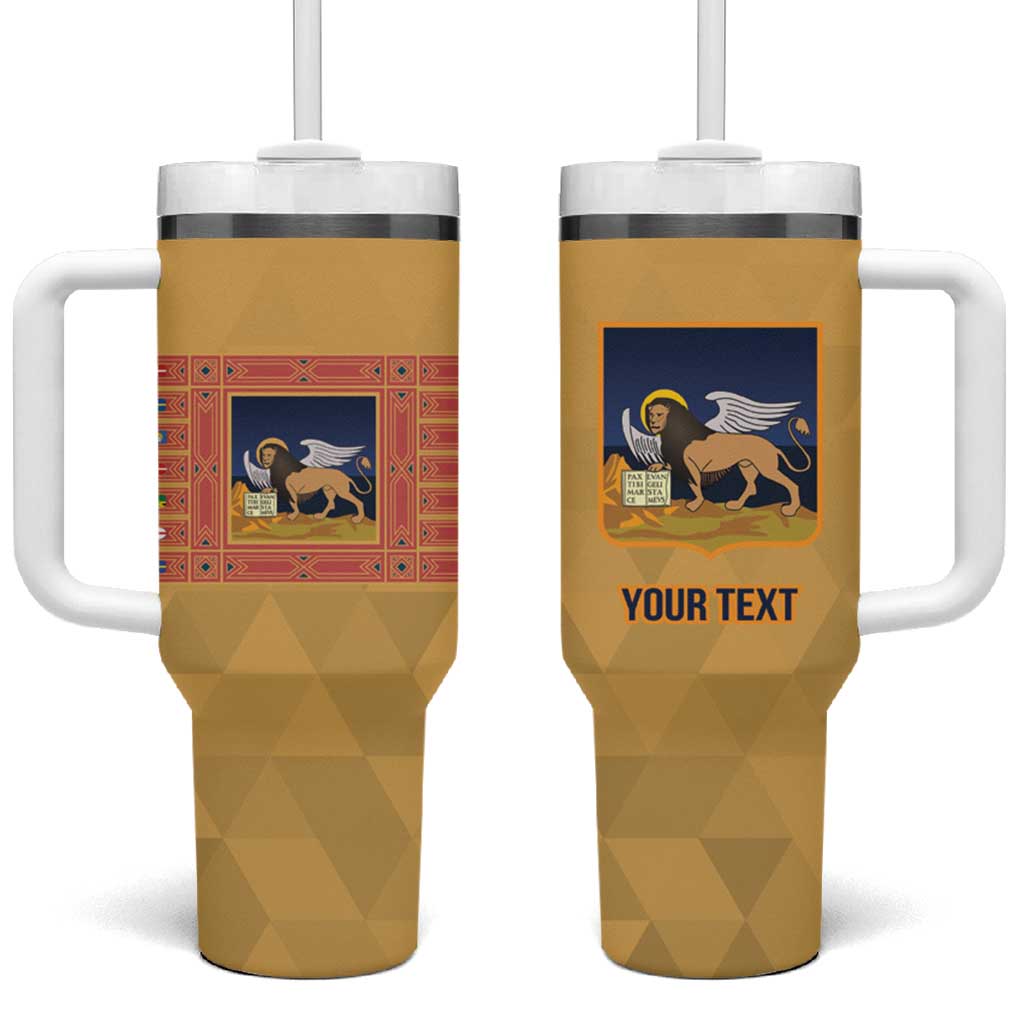 Personalized Italy Veneto Tumbler With Handle Inspiration Flags Style
