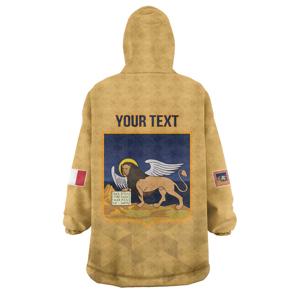Personalized Italy Veneto Wearable Blanket Hoodie Inspiration Flags Style
