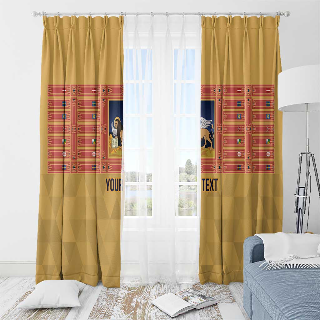 Personalized Italy Veneto Window Curtain Inspiration Flags Style
