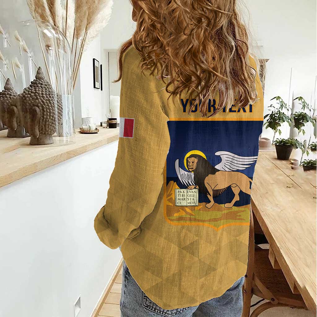 Personalized Italy Veneto Women Casual Shirt Inspiration Flags Style