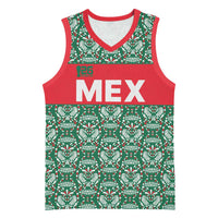 Mexico WC26 Custom Basketball Jersey Minimalist Aztec Eagle El Tricolor