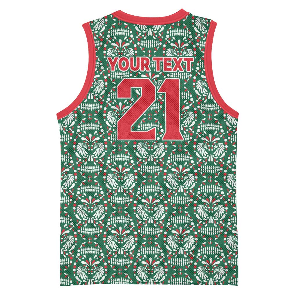Mexico WC26 Custom Basketball Jersey Minimalist Aztec Eagle El Tricolor