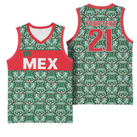 Mexico WC26 Custom Basketball Jersey Minimalist Aztec Eagle El Tricolor