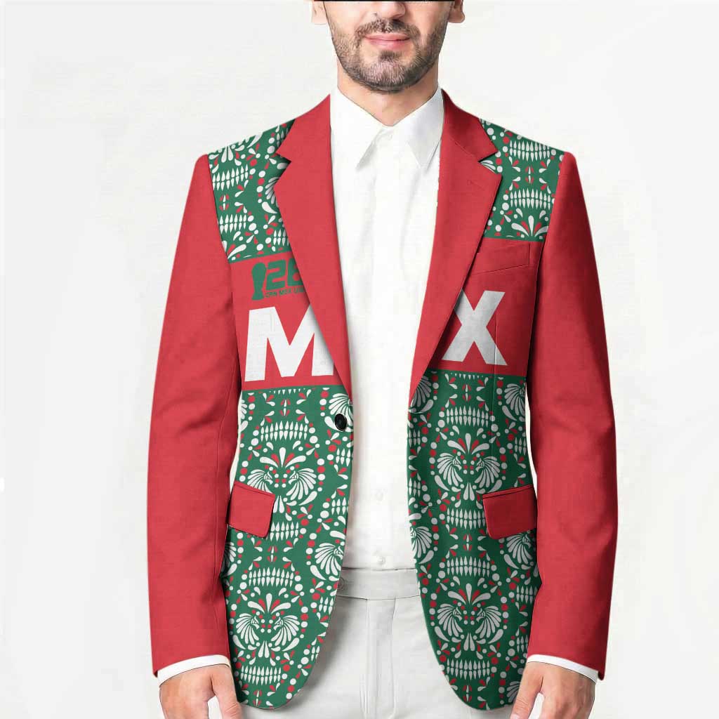 Mexico WC26 Custom Blazer Minimalist Aztec Eagle El Tricolor