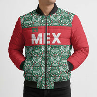 Mexico WC26 Custom Bomber Puffer Jacket Minimalist Aztec Eagle El Tricolor