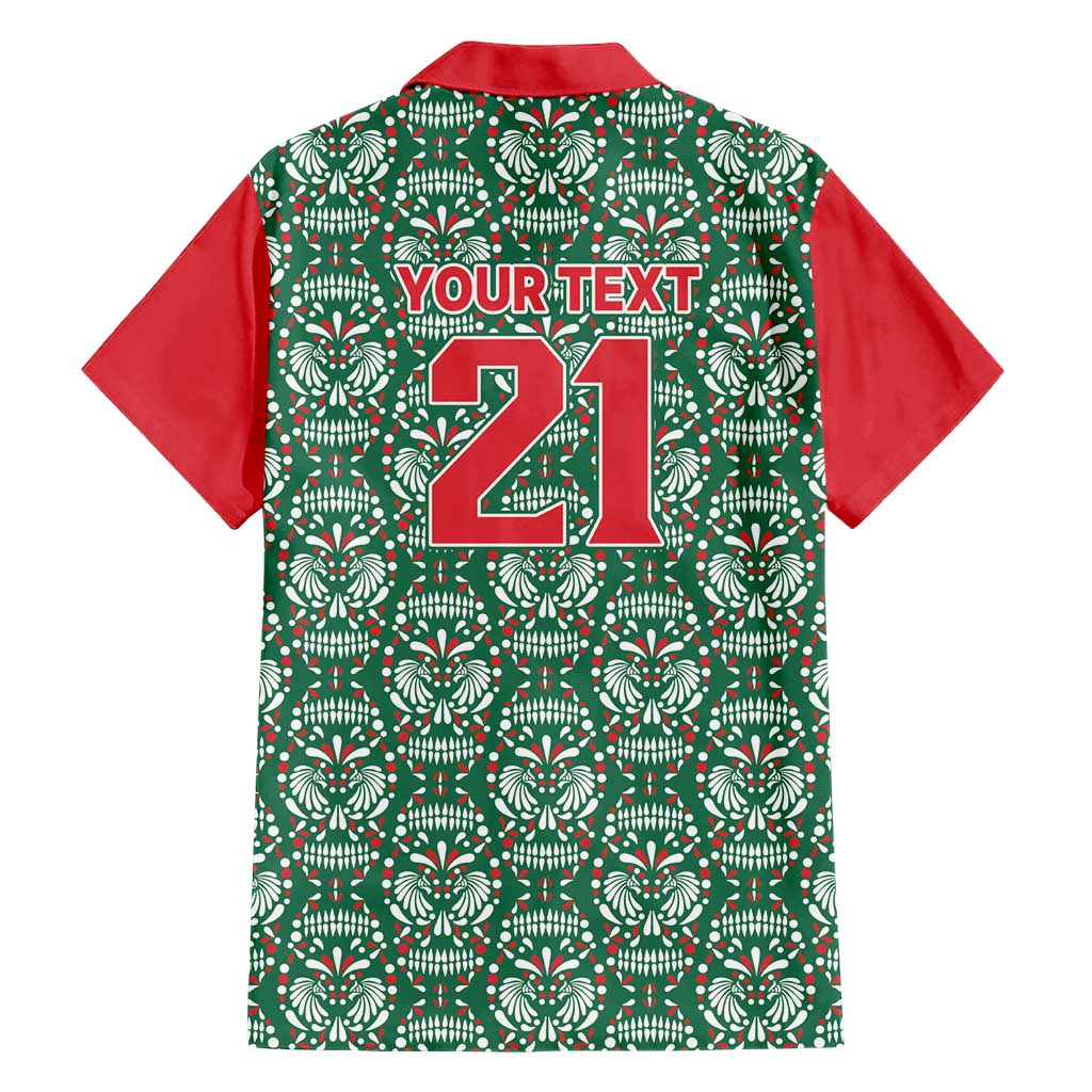 Mexico WC26 Custom Hawaiian Shirt Minimalist Aztec Eagle El Tricolor