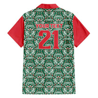 Mexico WC26 Custom Hawaiian Shirt Minimalist Aztec Eagle El Tricolor
