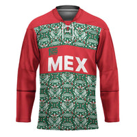 Mexico WC26 Custom Hockey Jersey Minimalist Aztec Eagle El Tricolor