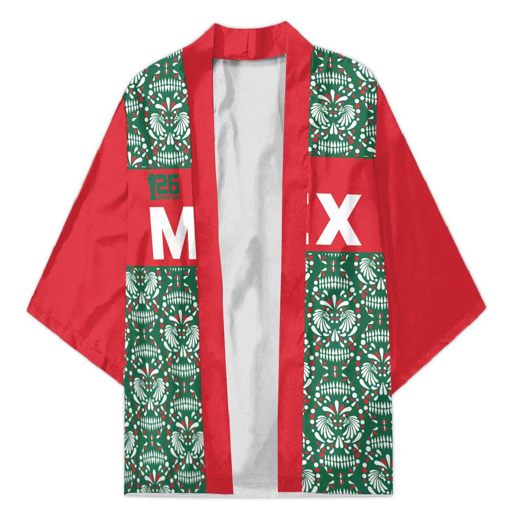 Mexico WC26 Custom Kimono Minimalist Aztec Eagle El Tricolor