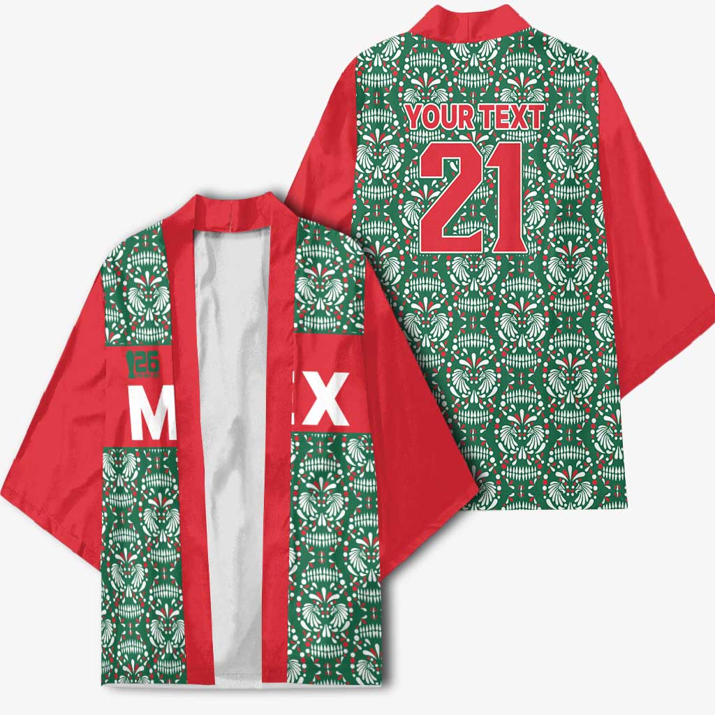 Mexico WC26 Custom Kimono Minimalist Aztec Eagle El Tricolor