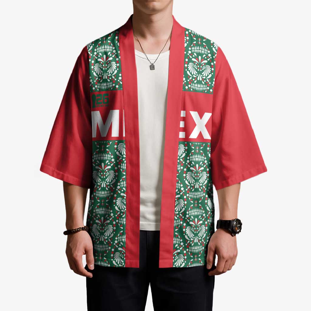 Mexico WC26 Custom Kimono Minimalist Aztec Eagle El Tricolor