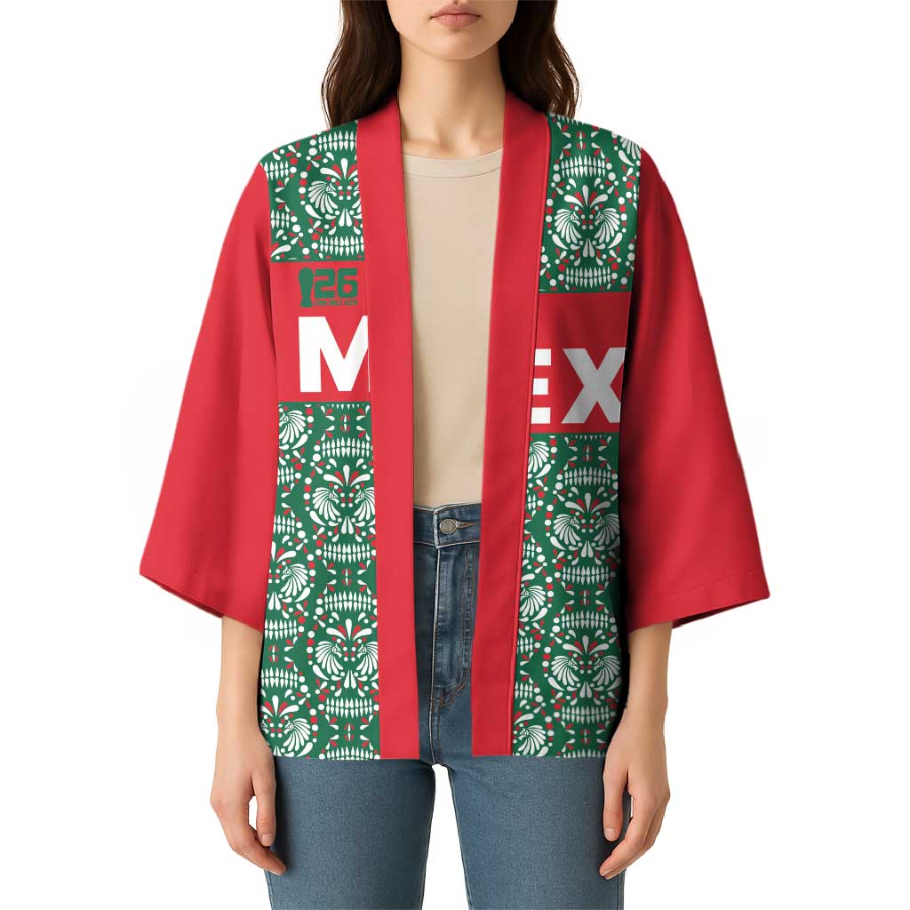 Mexico WC26 Custom Kimono Minimalist Aztec Eagle El Tricolor