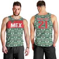 Mexico WC26 Custom Men Tank Top Minimalist Aztec Eagle El Tricolor