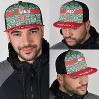 Mexico WC26 Custom Mesh Trucker Cap Minimalist Aztec Eagle El Tricolor