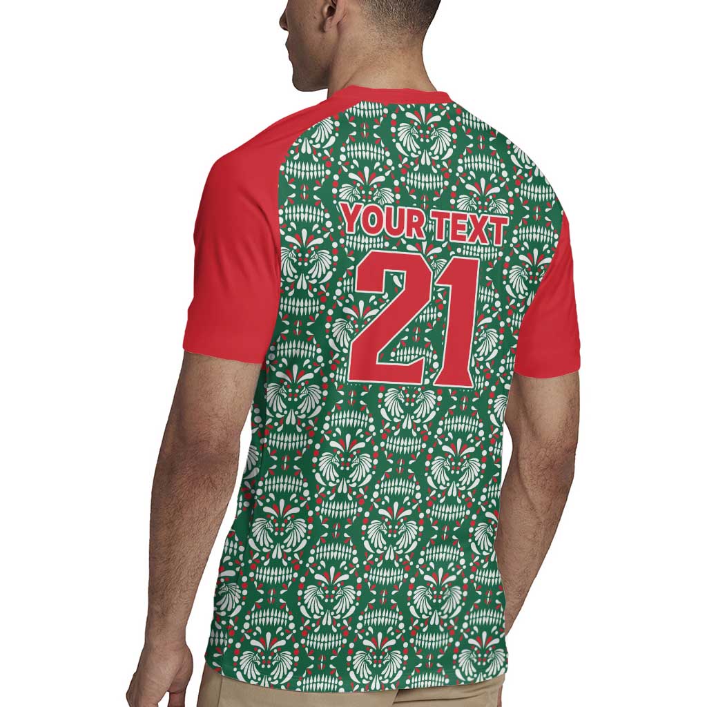 Mexico WC26 Custom Rugby Jersey Minimalist Aztec Eagle El Tricolor