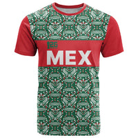 Mexico WC26 Custom T Shirt Minimalist Aztec Eagle El Tricolor