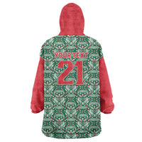 Mexico WC26 Custom Wearable Blanket Hoodie Minimalist Aztec Eagle El Tricolor