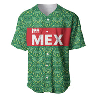 Mexico WC26 Custom Baseball Jersey Minimalist Aztec Eagle Green Color