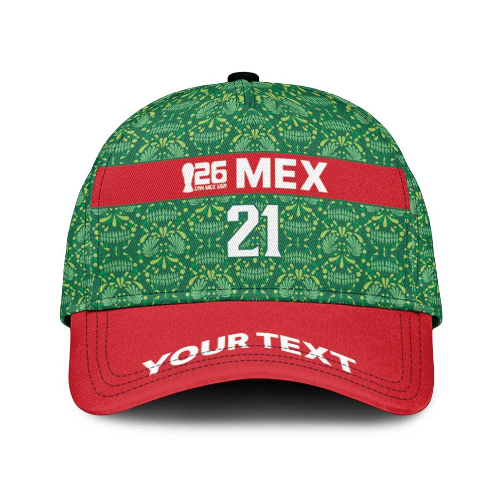 Mexico WC26 Custom Classic Cap Minimalist Aztec Eagle Green Color