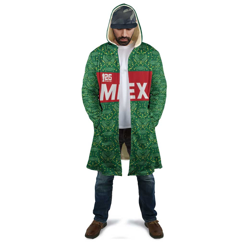 Mexico WC26 Custom Cloak Minimalist Aztec Eagle Green Color