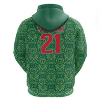 Mexico WC26 Custom Hoodie Minimalist Aztec Eagle Green Color