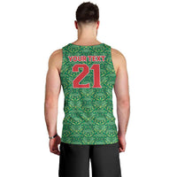 Mexico WC26 Custom Men Tank Top Minimalist Aztec Eagle Green Color