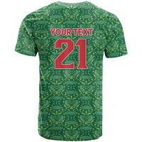 Mexico WC26 Custom T Shirt Minimalist Aztec Eagle Green Color