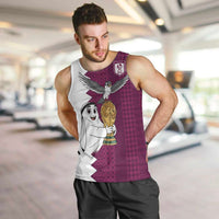 Qatar WC26 Custom Men Tank Top Funny La'eeb with Arabic Pattern