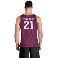 Qatar WC26 Custom Men Tank Top Funny La'eeb with Arabic Pattern