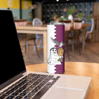 Qatar WC26 Custom Skinny Tumbler Funny La'eeb with Arabic Pattern