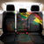 Bolivia Andean Condor Back Car Seat Cover Grunge Flag Motif