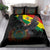 Bolivia Andean Condor Bedding Set Grunge Flag Motif