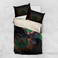 Bolivia Andean Condor Bedding Set Grunge Flag Motif