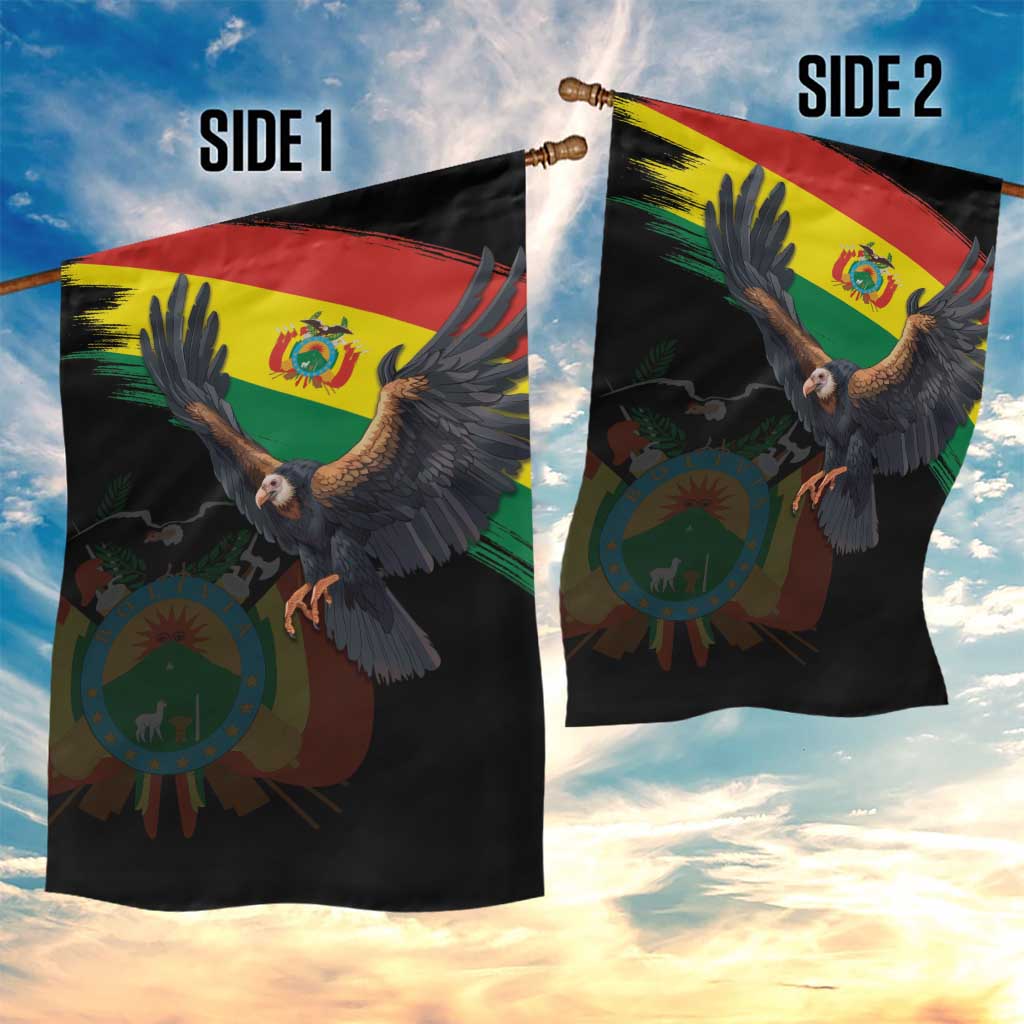 Bolivia Andean Condor Garden Flag Grunge Flag Motif