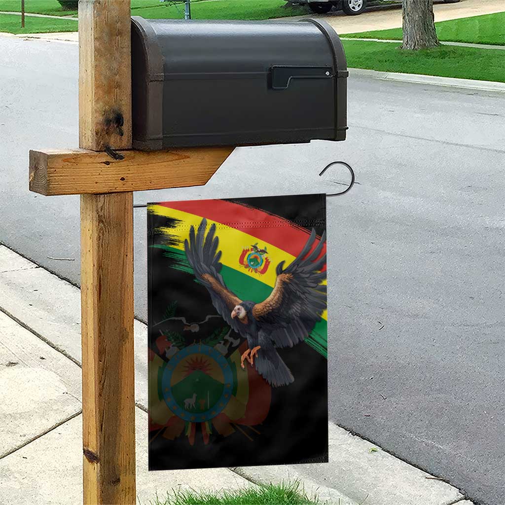 Bolivia Andean Condor Garden Flag Grunge Flag Motif