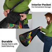 Bolivia Andean Condor Grocery Bag Grunge Flag Motif