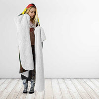 Bolivia Andean Condor Hooded Blanket Grunge Flag Motif