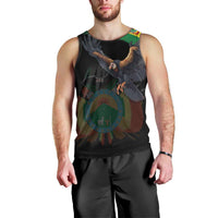 Bolivia Andean Condor Men Tank Top Grunge Flag Motif