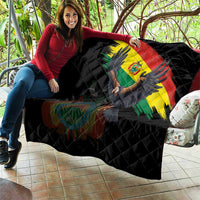 Bolivia Andean Condor Quilt Grunge Flag Motif
