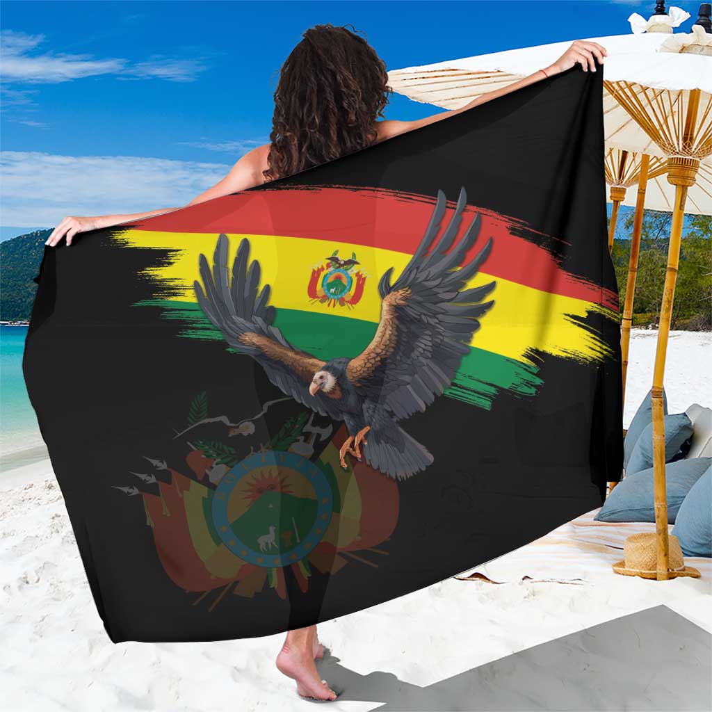 Bolivia Andean Condor Sarong Grunge Flag Motif