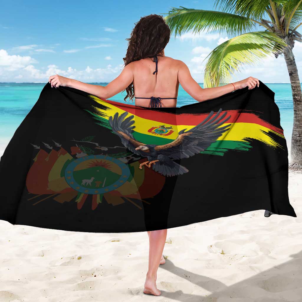 Bolivia Andean Condor Sarong Grunge Flag Motif