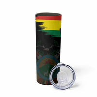 Bolivia Andean Condor Skinny Tumbler Grunge Flag Motif