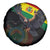 Bolivia Andean Condor Spare Tire Cover Grunge Flag Motif